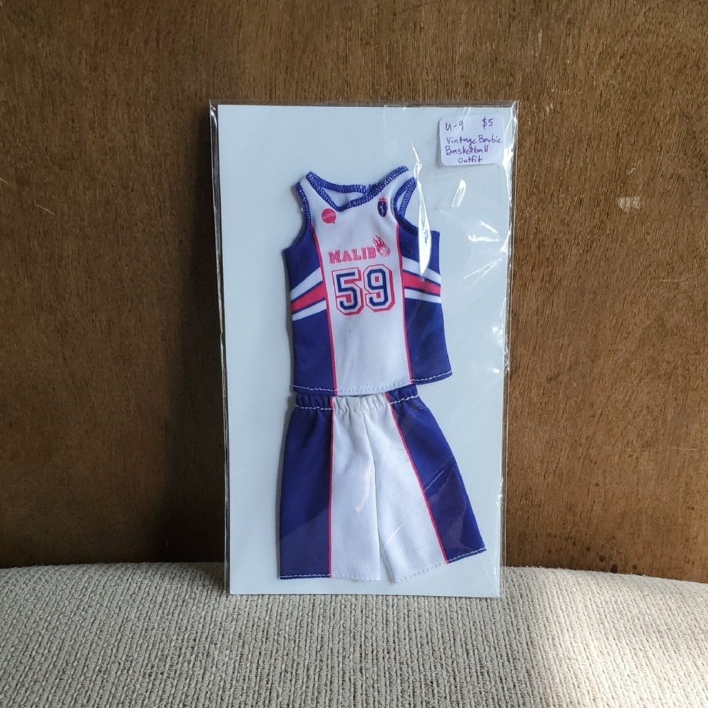 Vintage Malibu Barbie Ken Basketball Outfit